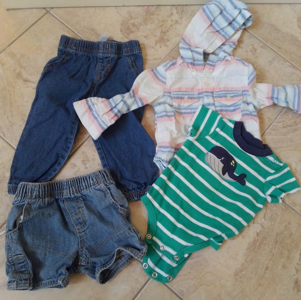Carter's Baby Boy (12 month) Clothes Lot